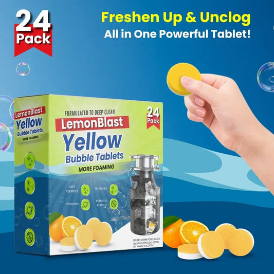 Lemon Blast Yellow Bubble Tablet